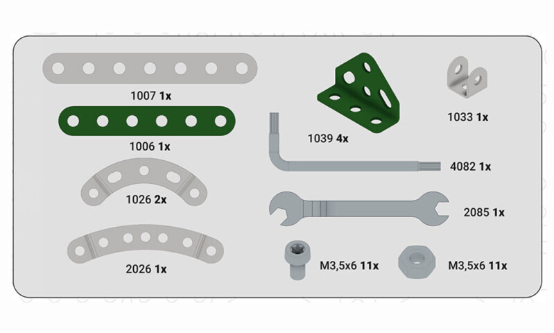Merkur Krokodýl 34 dílů
